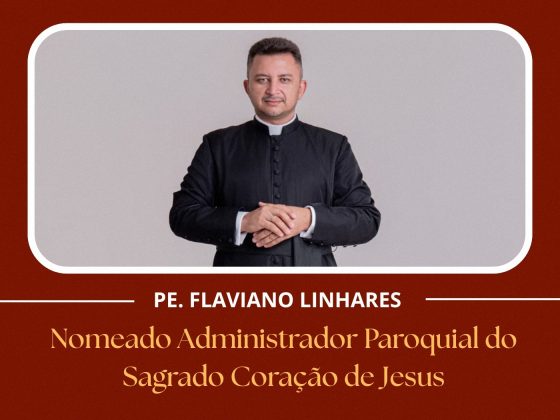 Diocese de Patos anuncia novas provisões: Pe. Flaviano Linhares assume a Paróquia Sagrado Coração de Jesus, em Patos