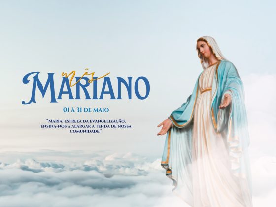 Programação Mês Mariano 2026 – Paróquia Sagrado Coração de Jesus