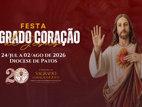 Paróquia Sagrado Coração de Jesus convida os fiéis para a Festa do Padroeiro 2026